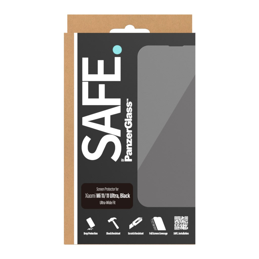 SAFE. by PanzerGlass® Screen Protector Xiaomi Mi 11 | Mi 11 Ultra | Ultra-Wide Fit