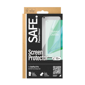 SAFE. by PanzerGlass® Screen Protector OnePlus 9 Pro | Ultra-Wide Fit | Black 3