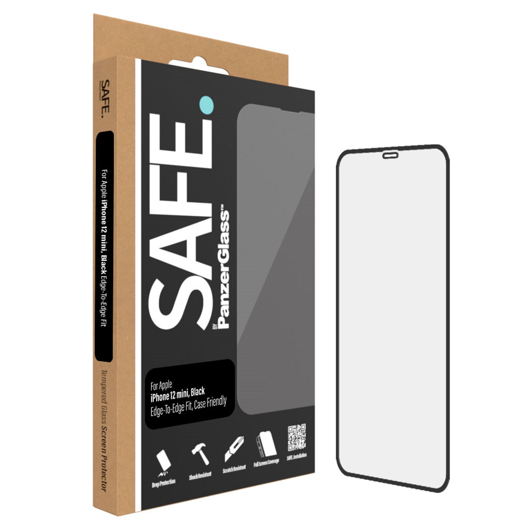 SAFE. by PanzerGlass™ Screen Protector Apple iPhone 12 Mini | Edge-to-Edge 3