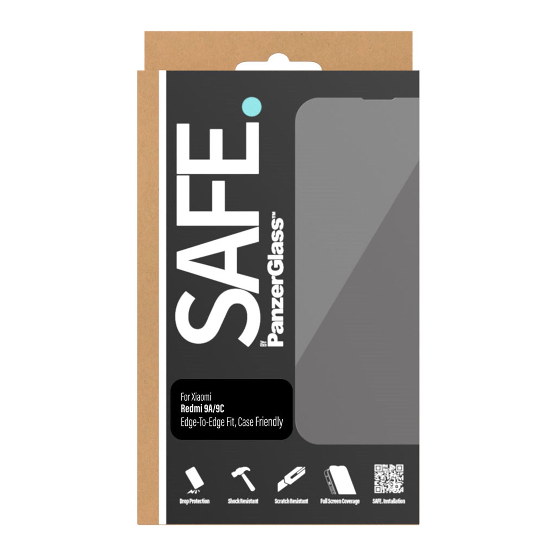 SAFE. by PanzerGlass® Xiaomi Redmi 9A | 9C | 10A | Screen Protector Glass 4