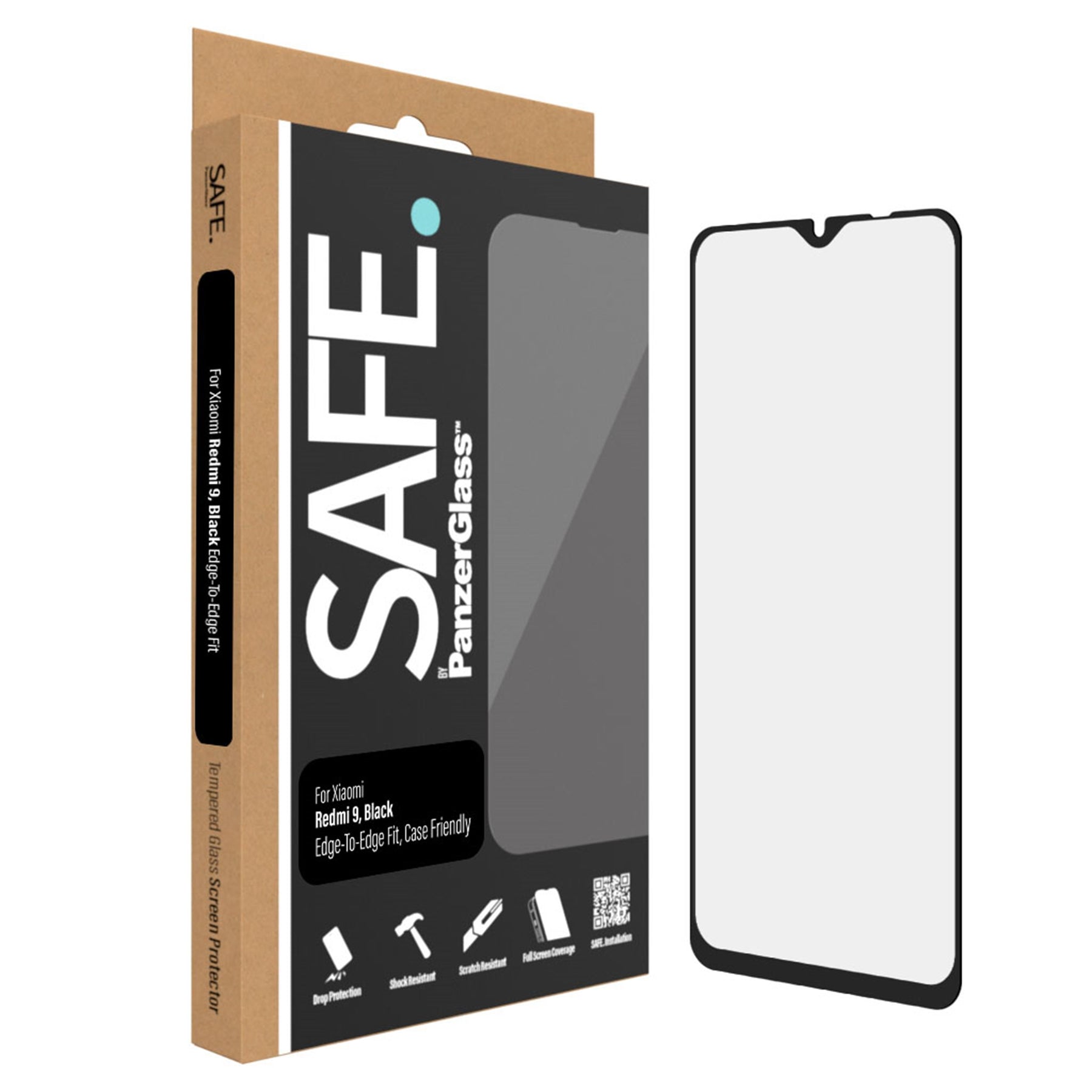 SAFE. by PanzerGlass® Screen Protector Xiaomi Redmi 9 3