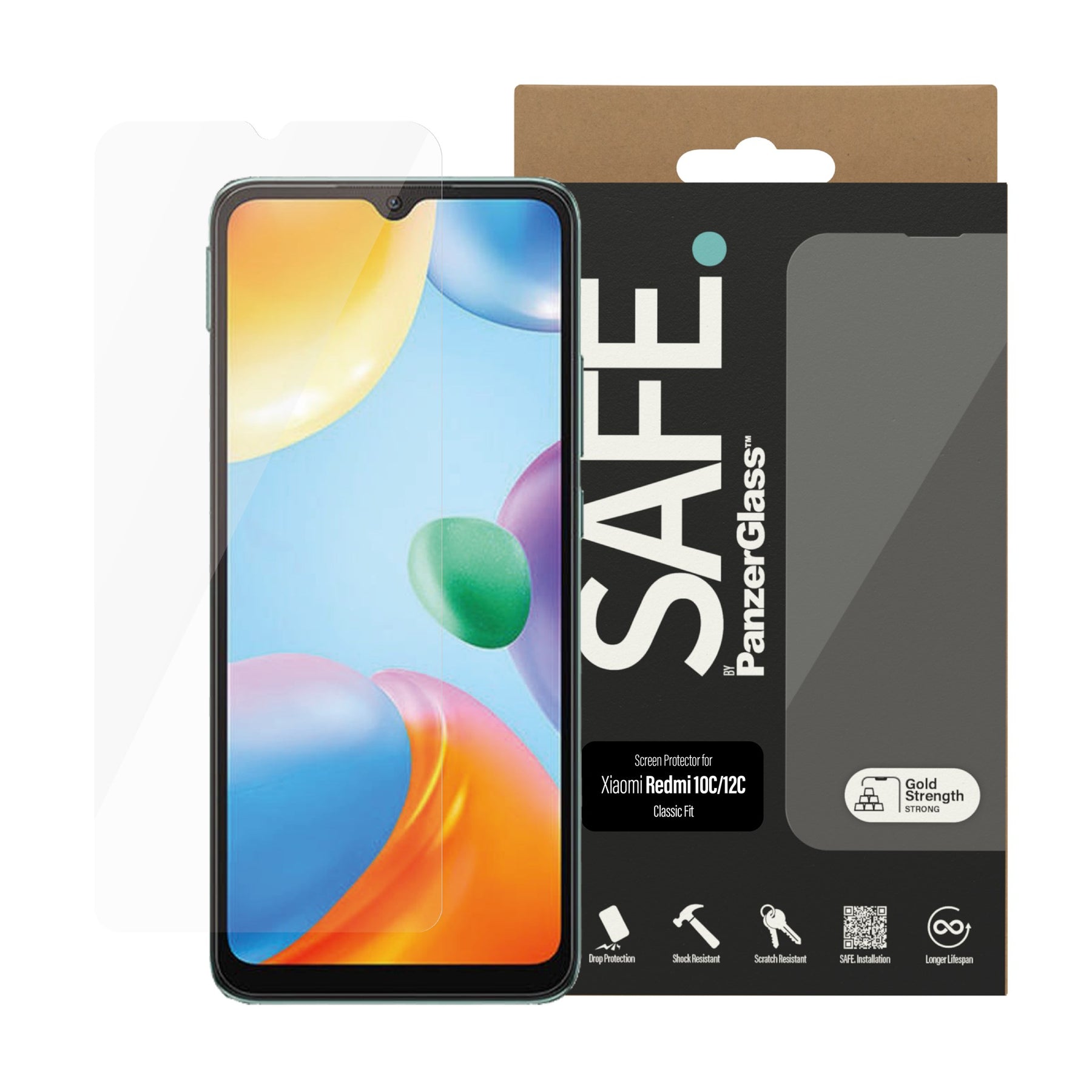 SAFE. by PanzerGlass® Screen Protector Xiaomi Redmi 10C 2