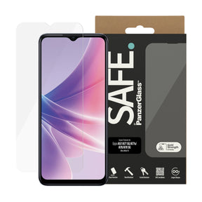 SAFE. by PanzerGlass™ Screen Protector Oppo A78 5G | A78 | A77 5G | A77s | A57 | Ultra-Wide Fit 2