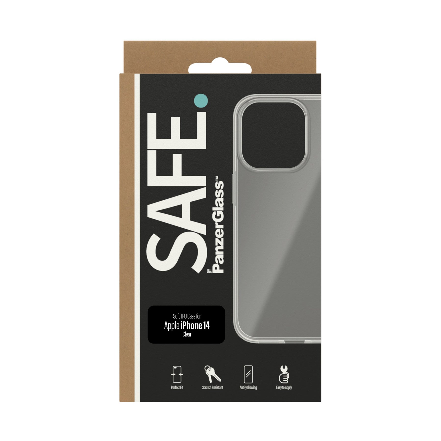 SAFE. by PanzerGlass™ TPU Case Apple iPhone 14 | 13 | Transparent 3
