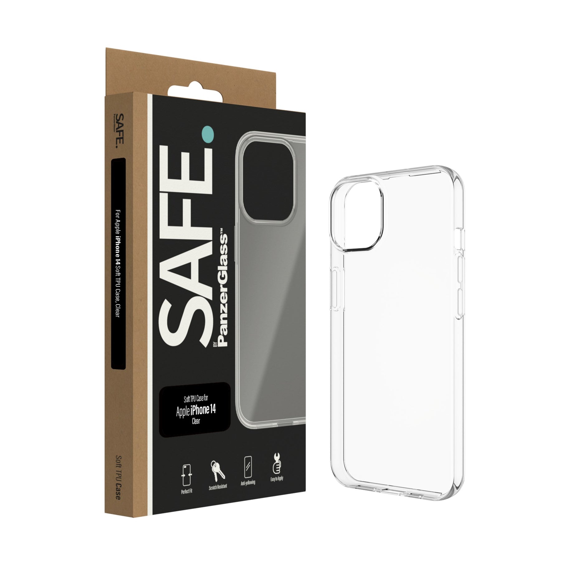 SAFE. by PanzerGlass™ TPU Case Apple iPhone 14 | 13 | Transparent
