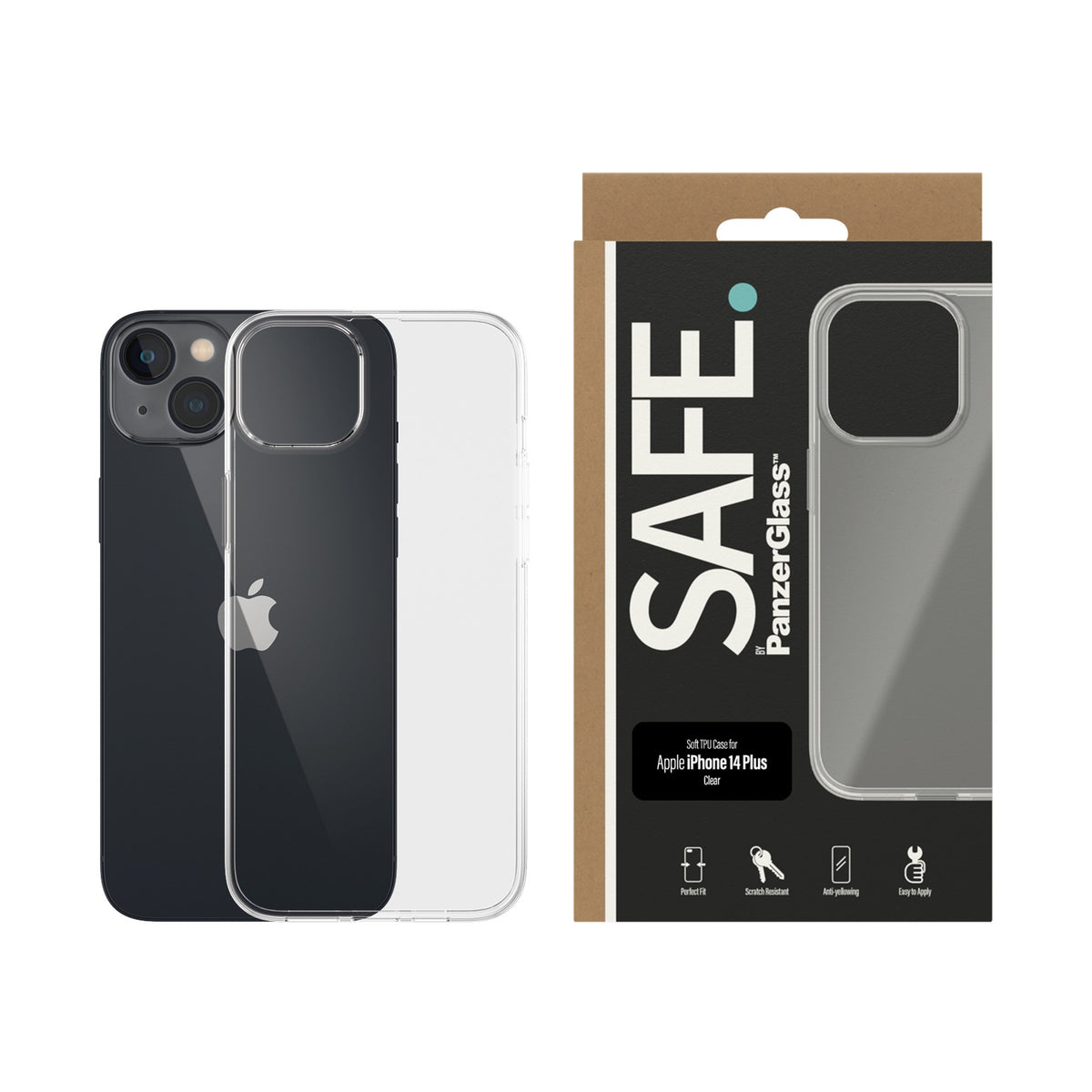 SAFE. by PanzerGlass™ TPU Case Apple iPhone 14 Plus | Transparent 2