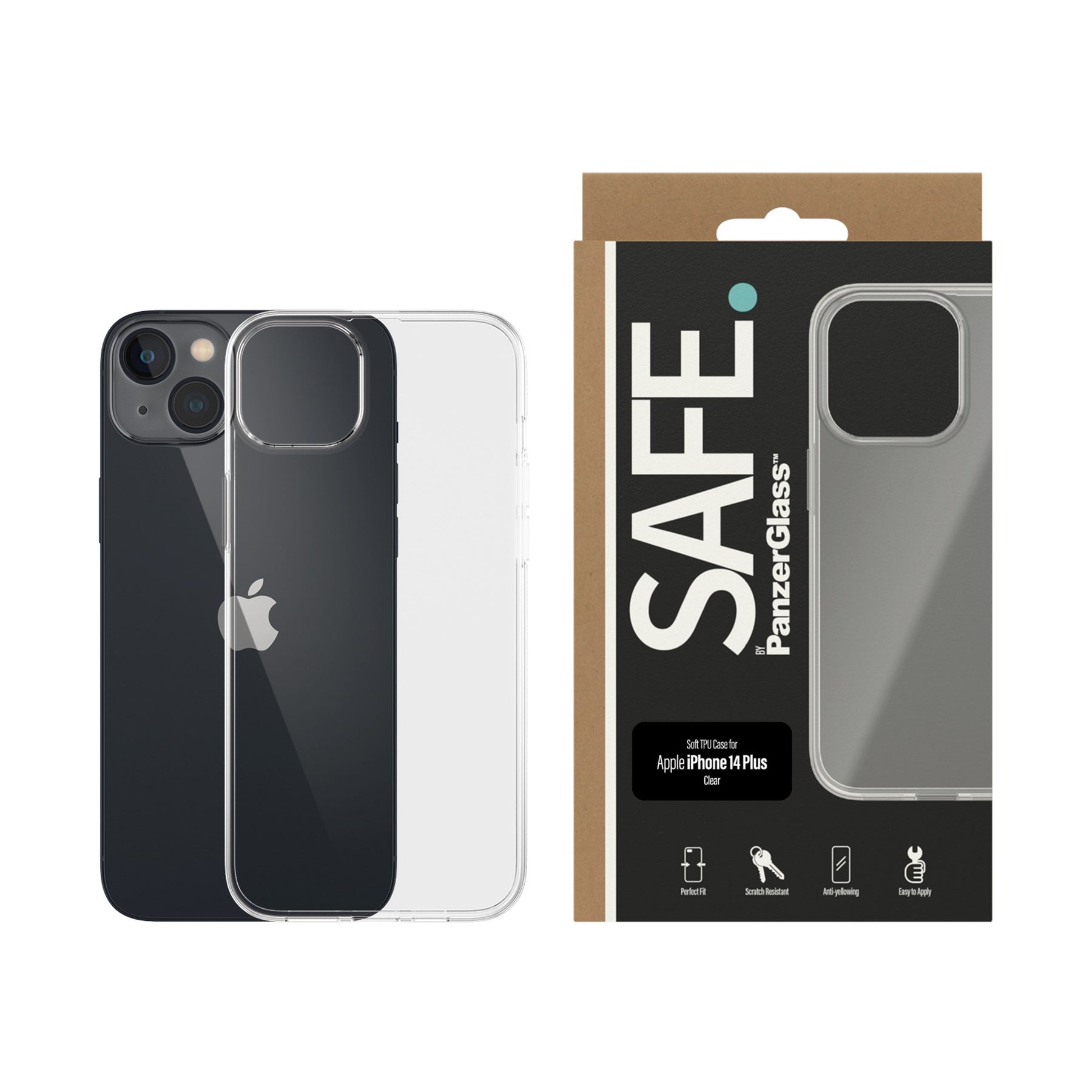 SAFE. by PanzerGlass® TPU Case Apple iPhone 14 Plus | Transparent 2