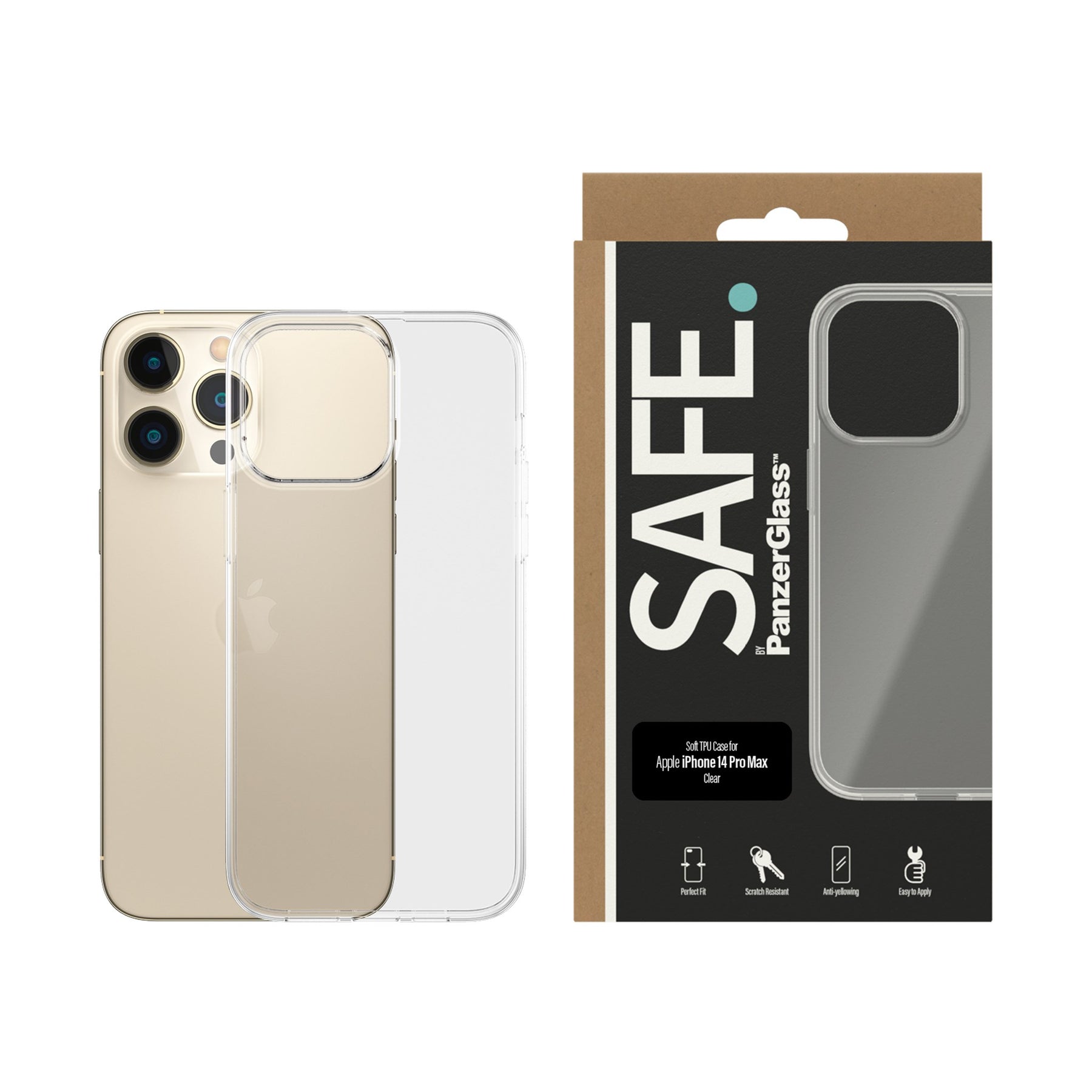 SAFE. by PanzerGlass™ TPU Case Apple iPhone 14 Pro Max | Transparent 2