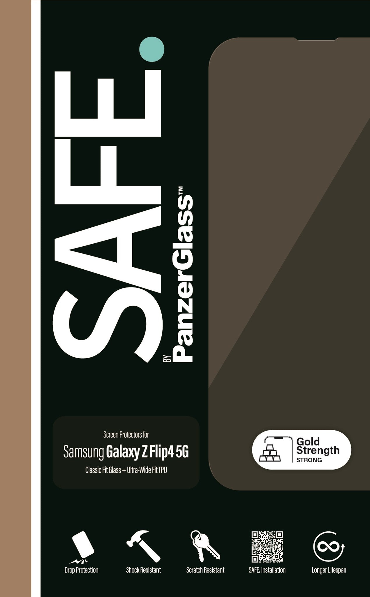 SAFE. by PanzerGlass® Screen Protector Samsung Galaxy Z Flip4 5G 4