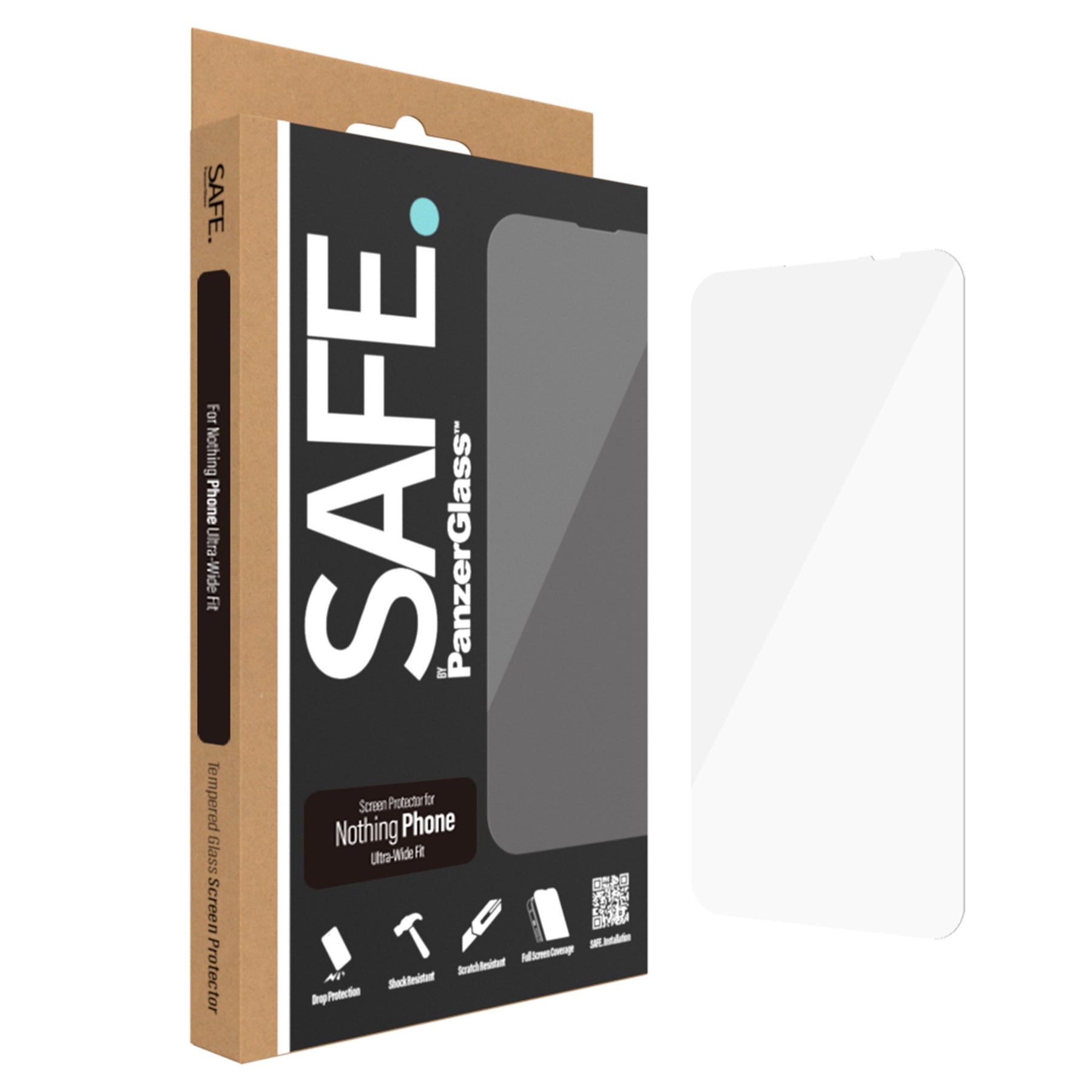 SAFE. by PanzerGlass™ Screen Protector Nothing Phone | Ultra-Wide Fit 3