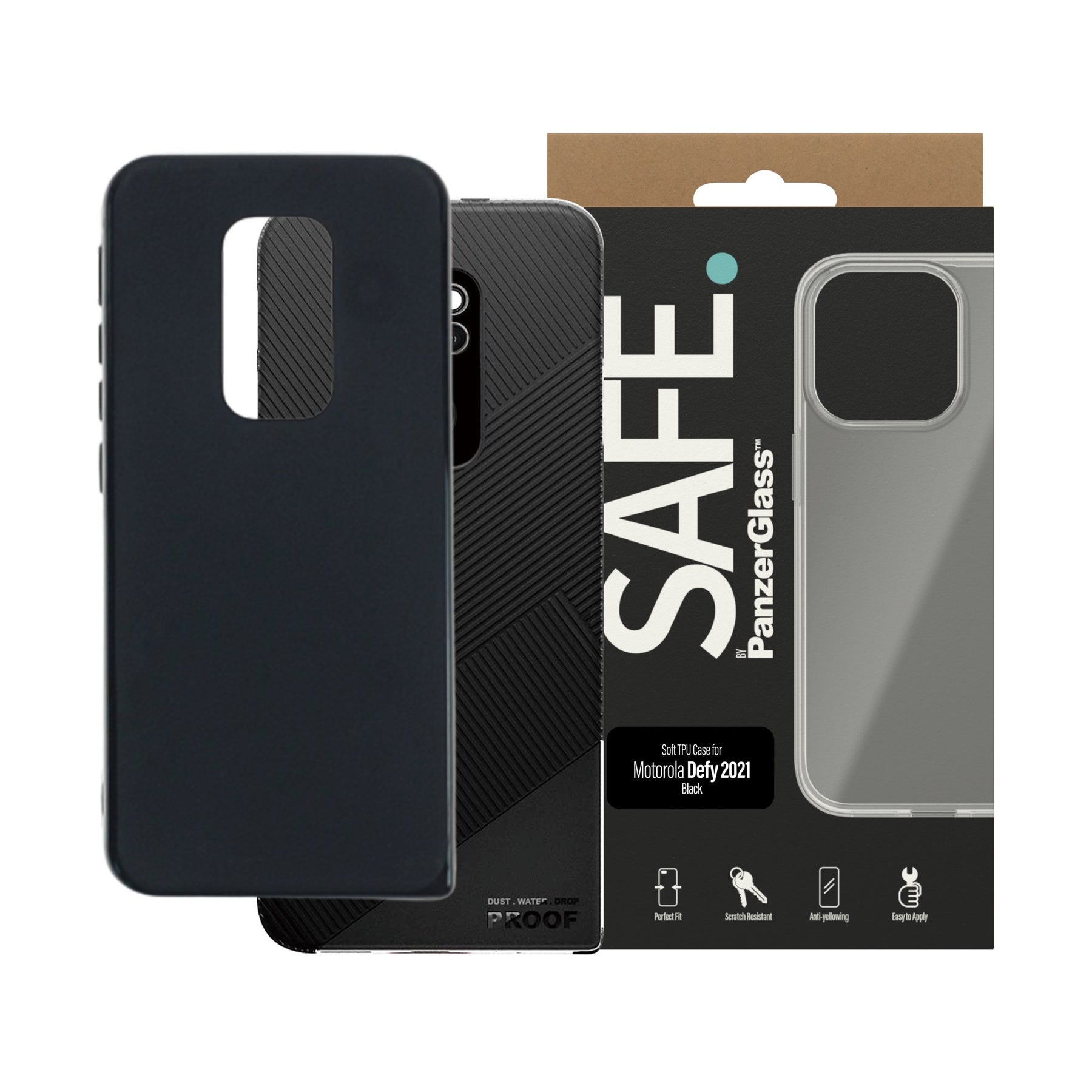 SAFE. by PanzerGlass® TPU Case for Motorola Defy 2021 2
