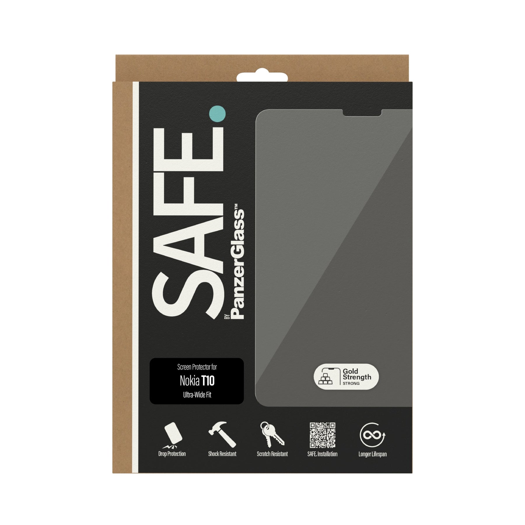 SAFE. by PanzerGlass®️ Screen Protector Nokia T10 | Ultra-Wide Fit 9