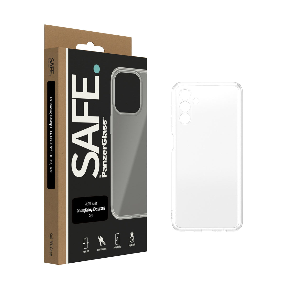 SAFE. by PanzerGlass™ TPU Case Samsung Galaxy A04s | A13 5G | Transparent 2