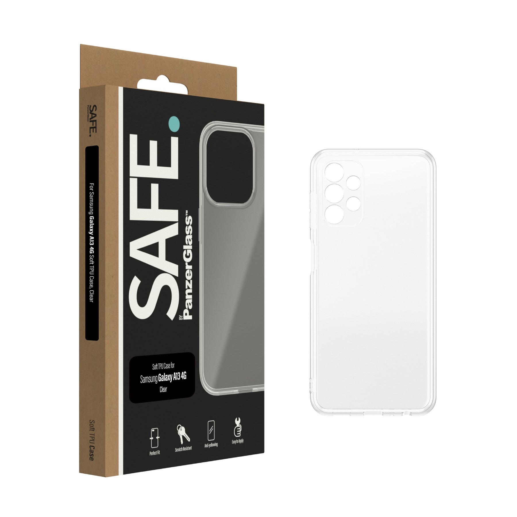SAFE. by PanzerGlass® TPU Case Samsung Galaxy A13 4G | Transparent 2