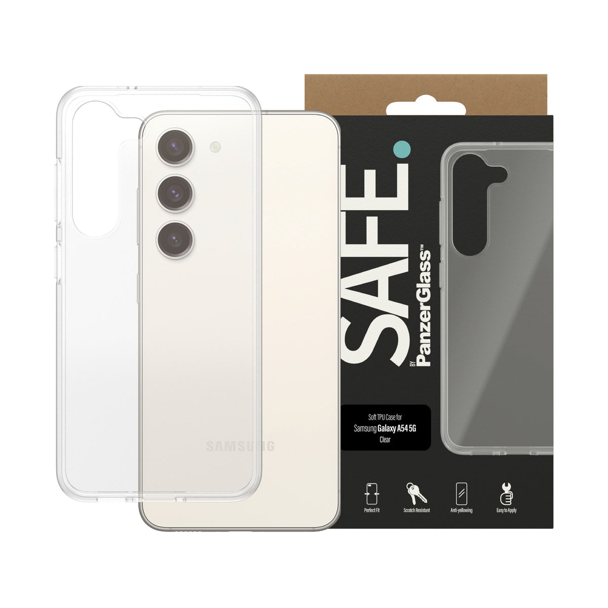 SAFE. by PanzerGlass™ Case Samsung Galaxy S23 | Transparent 2