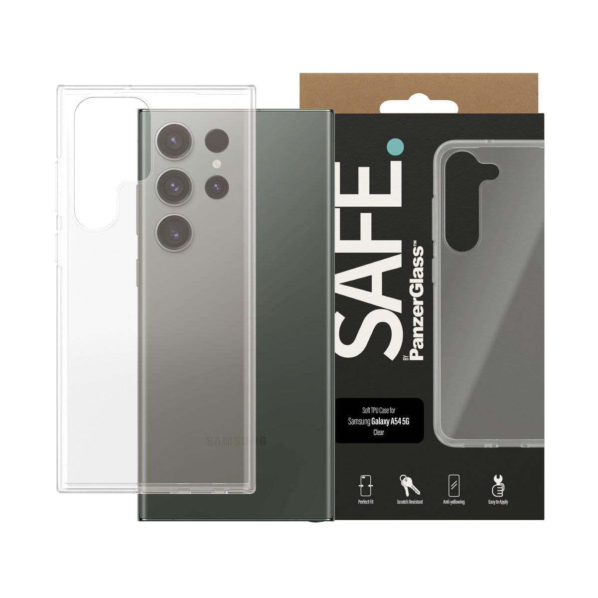 SAFE. by PanzerGlass® Case Samsung Galaxy S23 Ultra | Transparent 2