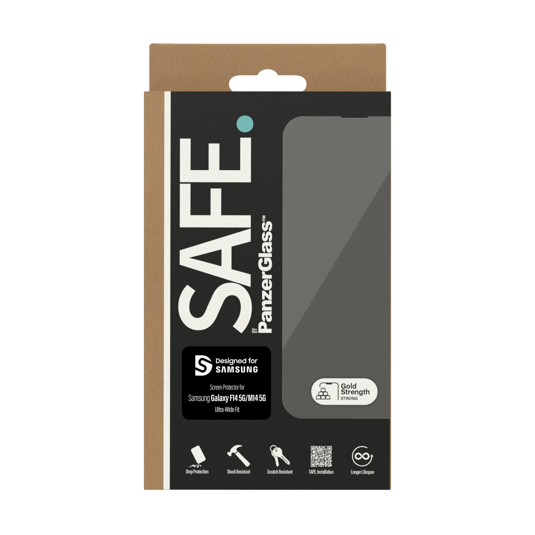 SAFE. by PanzerGlass™ Screen Protector Samsung Galaxy F14 5G | M14 5G | Ultra-Wide Fit 4